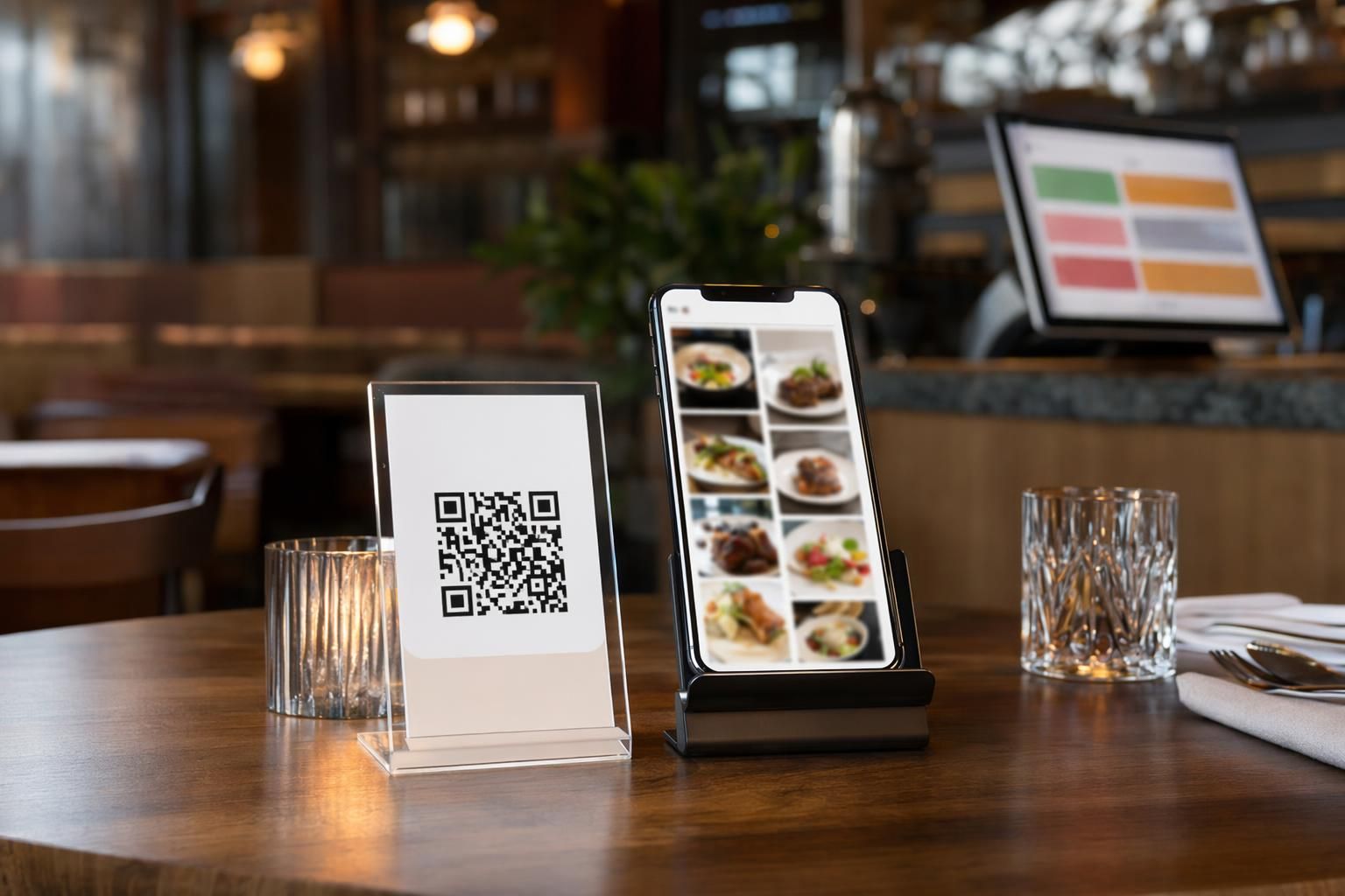 Meniu digital QR pentru comenzi mai eficiente în restaurant